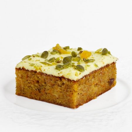Carrot Cake Slice with Frosting (GF)